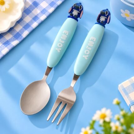 Stitch Theme 2-Piece Cutlery Set