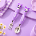 Kuromi Theme 2-Piece Cutlery Set - Image 4