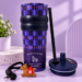 Plaid Print Insulated Travel Tumbler - Image 3