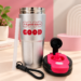 700ML Metallic Insulated Sipper Bottle - Image 2