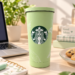 Premium Stainless Steel Tumbler with Straw - Image 3